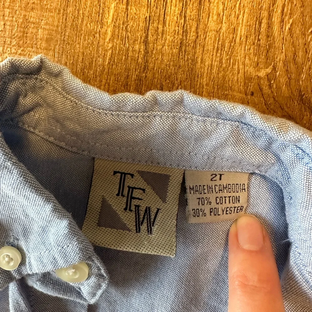 TFW | Light‎ Blue Button Down Shirt | Boys 2T